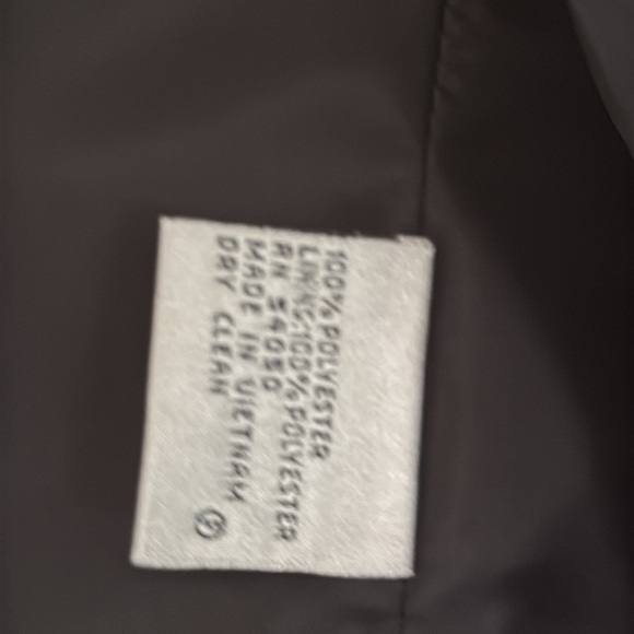 Le Suit Metallic Sliver & Gray Blazer Size 10 Business Fall Workwear Shiny - Picture 8 of 9